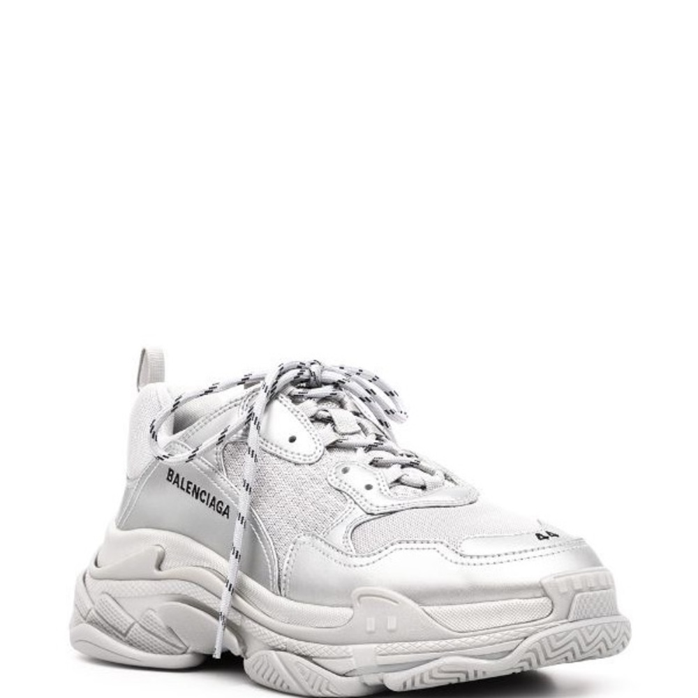Balenciaga Triple S metallic sneakers